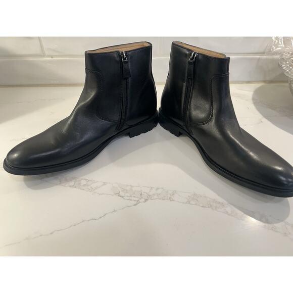 Moretti Black Label Ankle Boots Alexius Men’s Sz 10D Black Leather Pointed Toe main image 13
